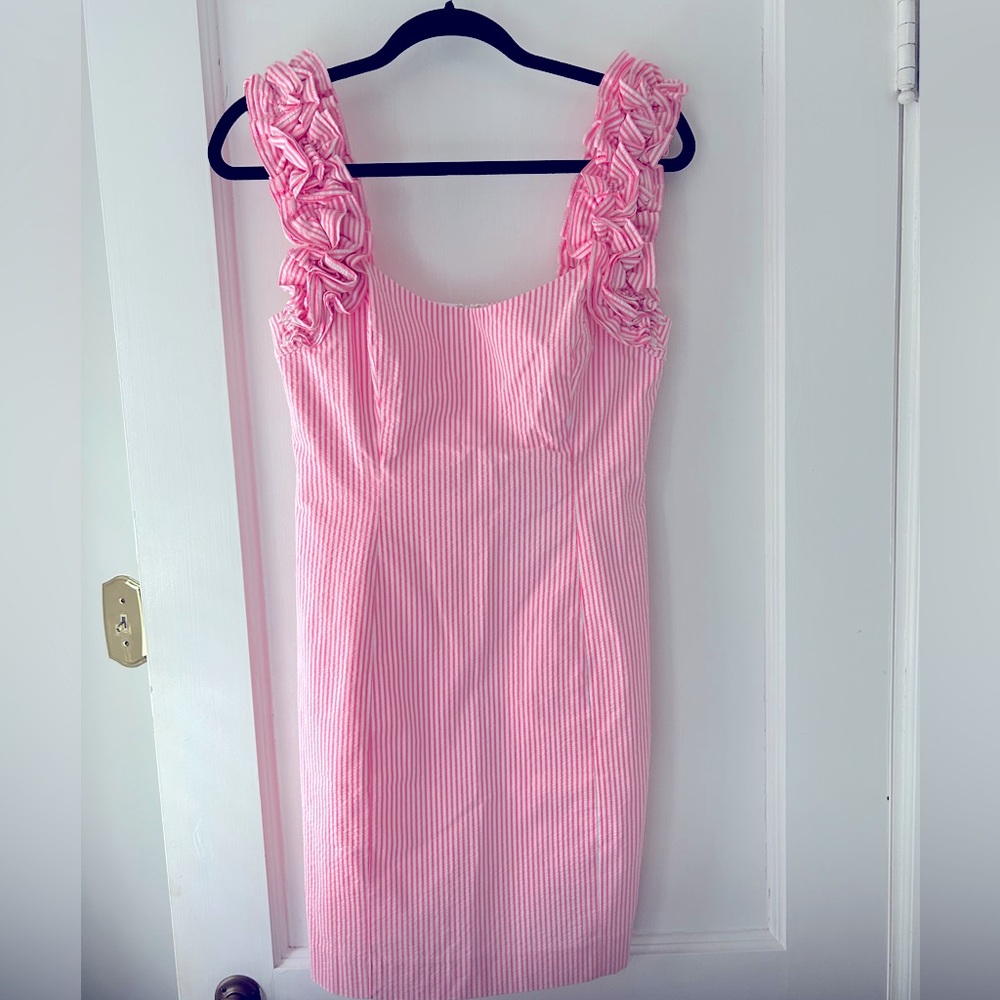 NWT Lily Pulitzer pink seersucker dress